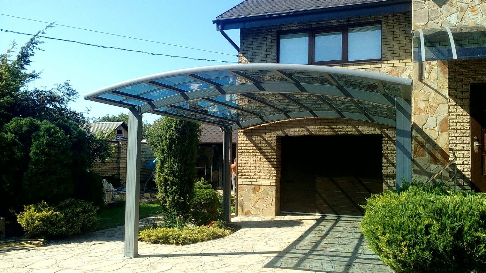 Carport at house